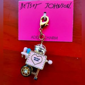 NWT Betsey Johnson cotton candy charm